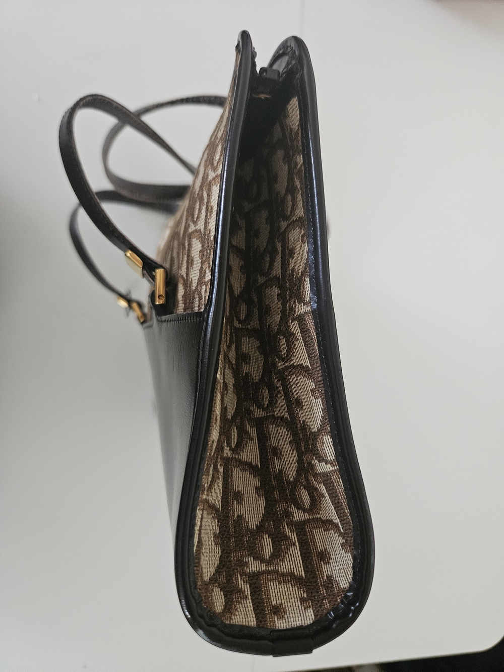 DIOR- Vintage Trotter Shoulder Bag - Picture 3 of 14